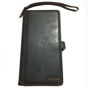 Megshi 2 In 1 Multi Functional Leather Wallet Phone Case Zipper Snap